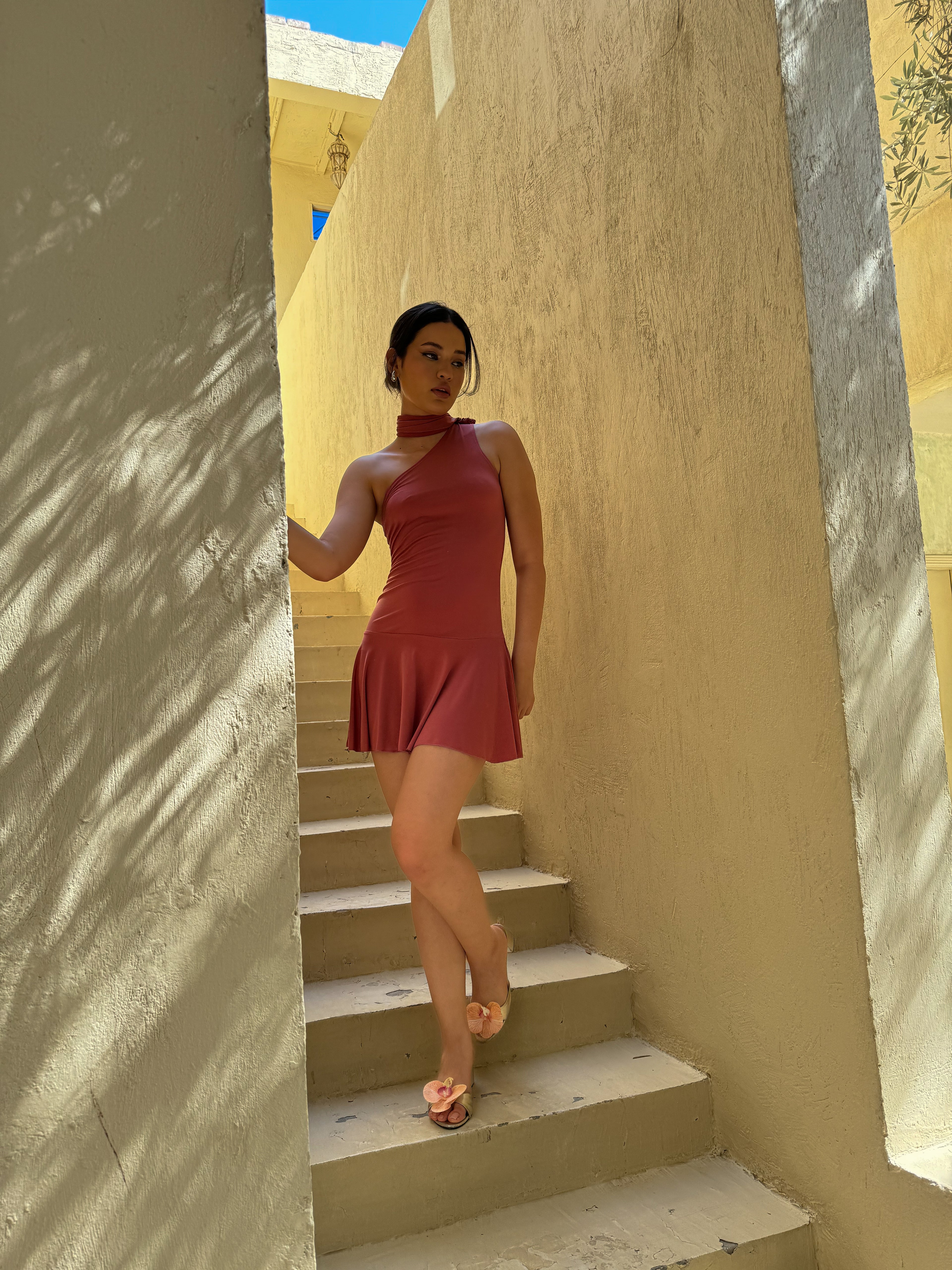 Era One Shoulder Mini Dress