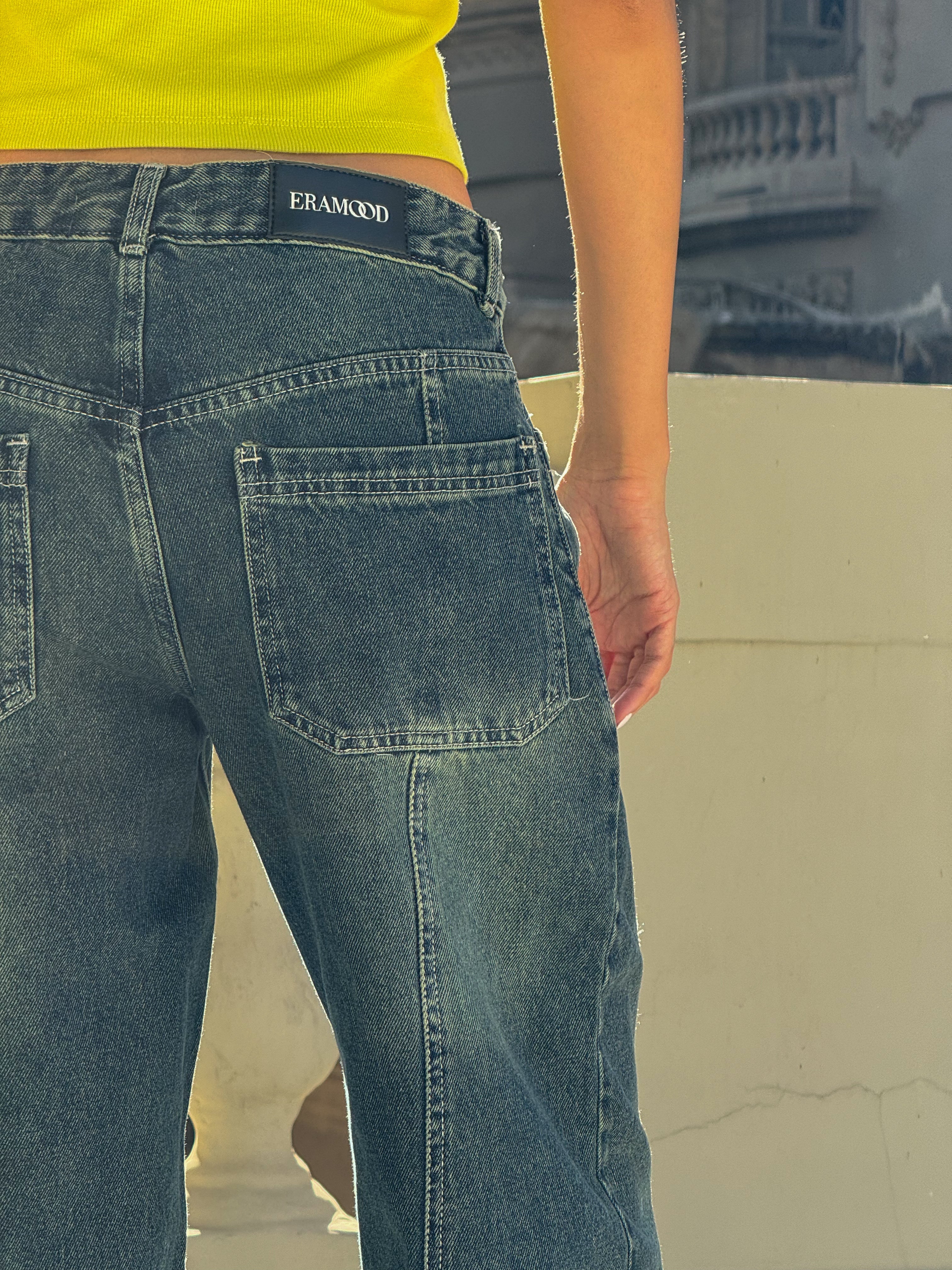 Era Wide Leg Jeans Light Copper Blue