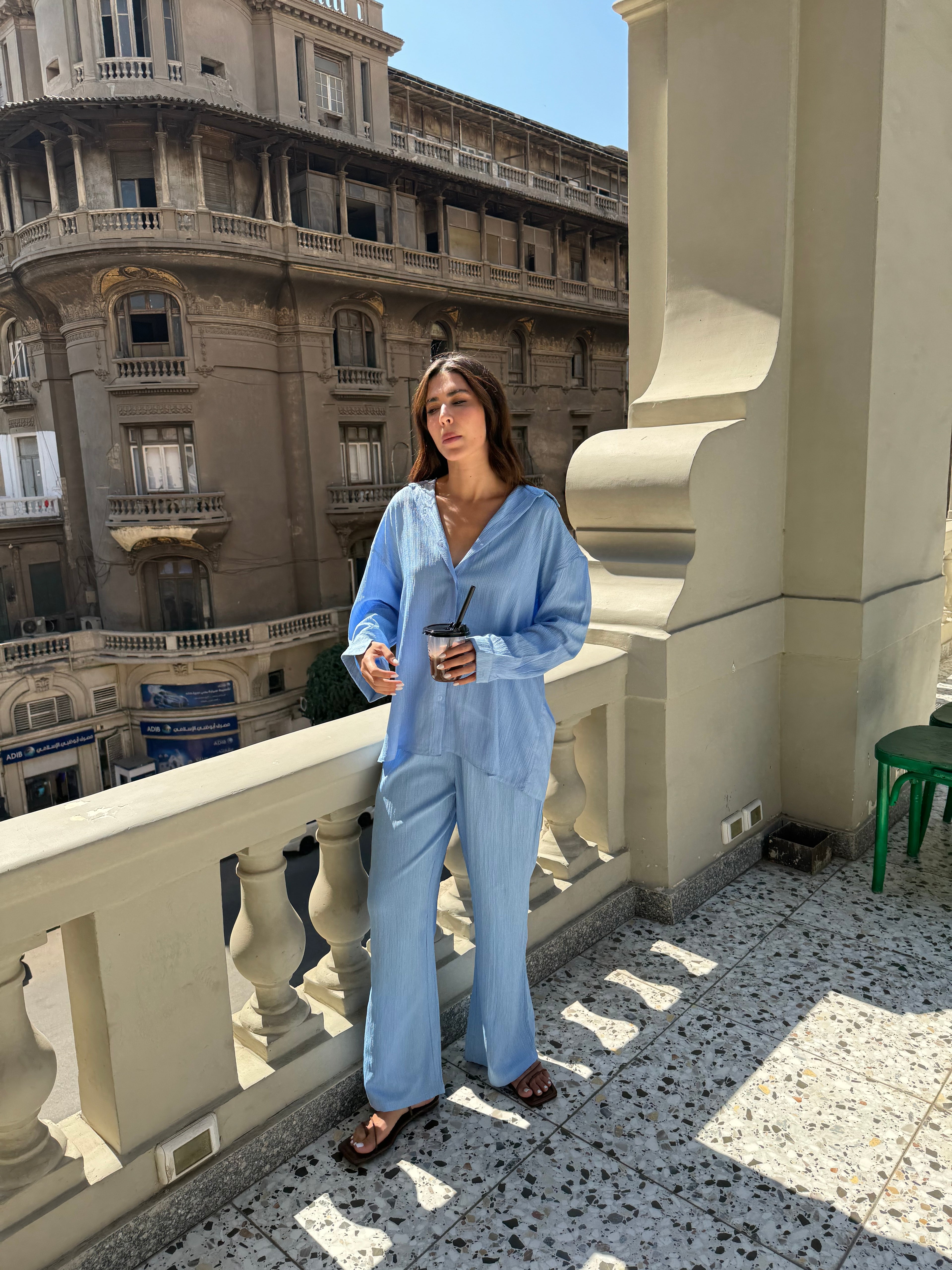 Era Blue casual set