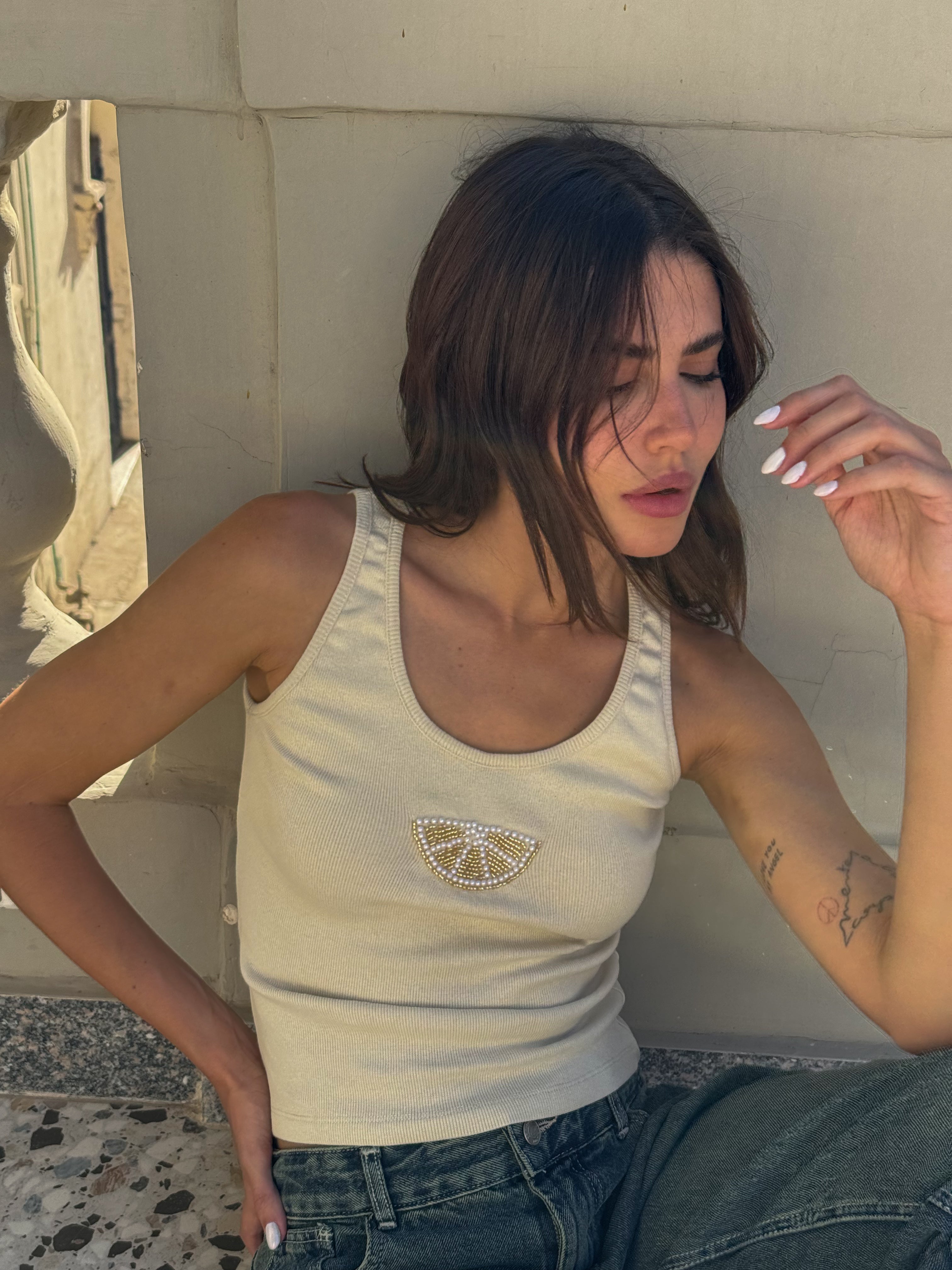 Era Embroidered Tank Top