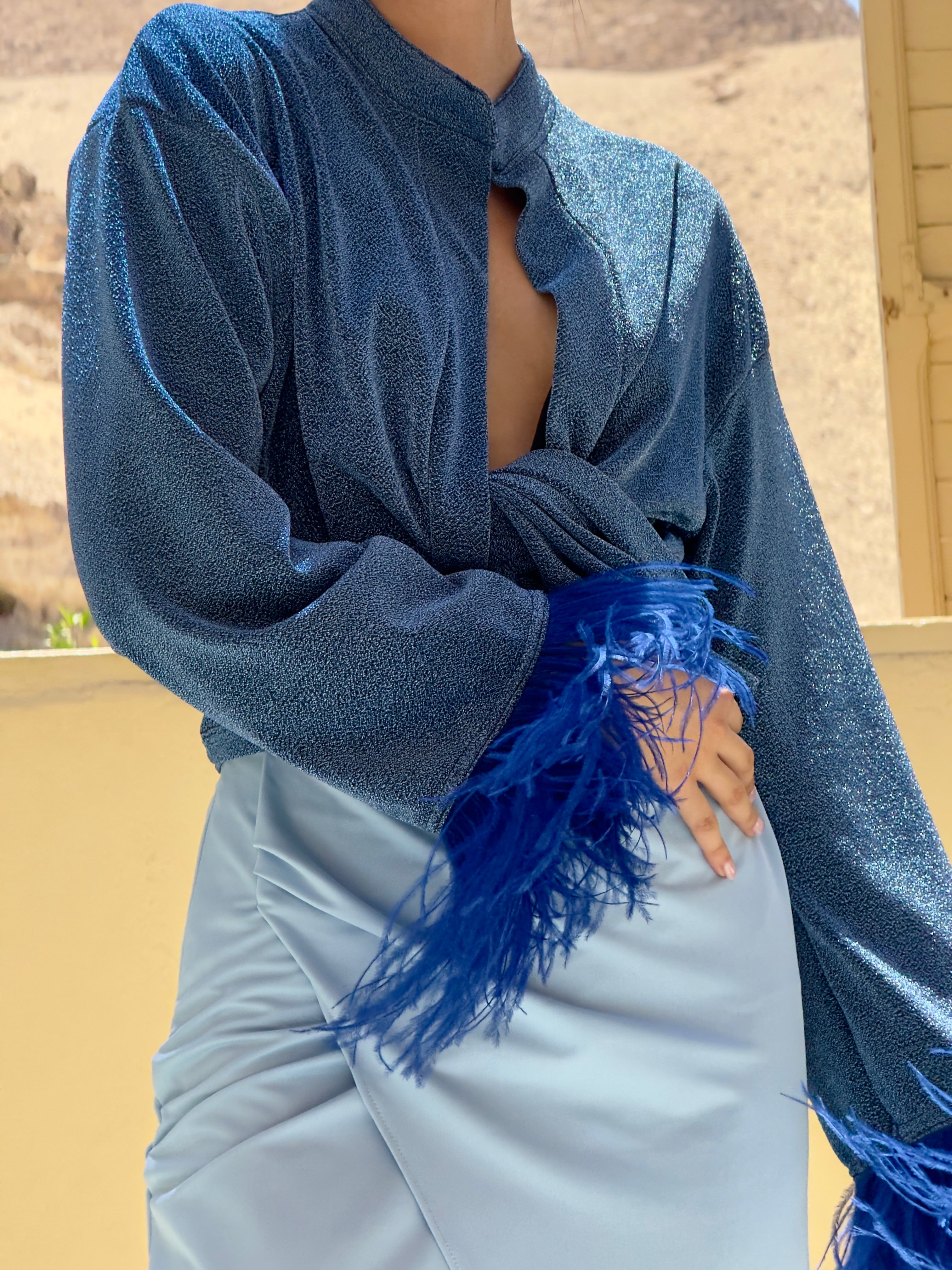Era Blue Gradient Skirt
