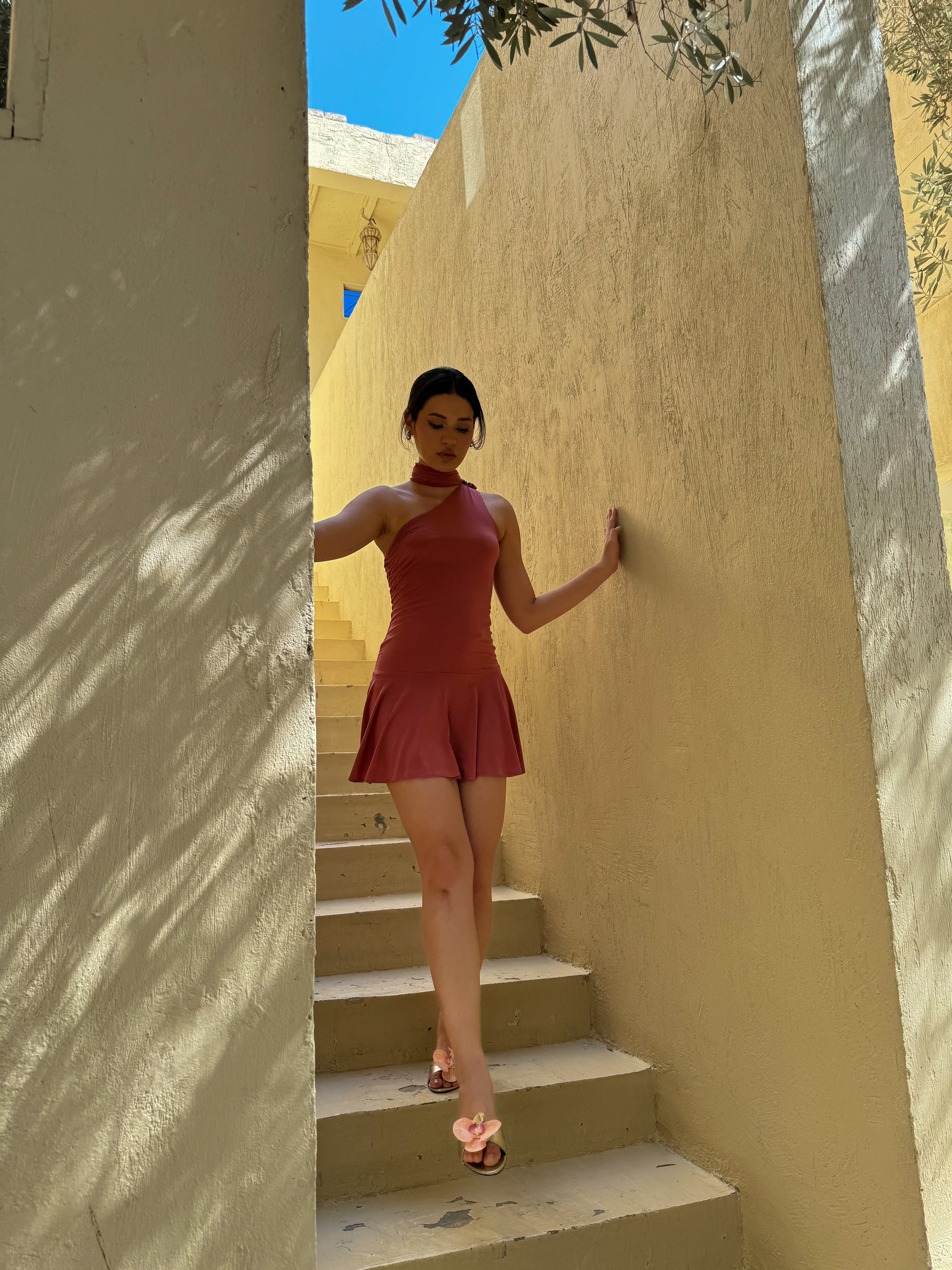 Era One Shoulder Mini Dress
