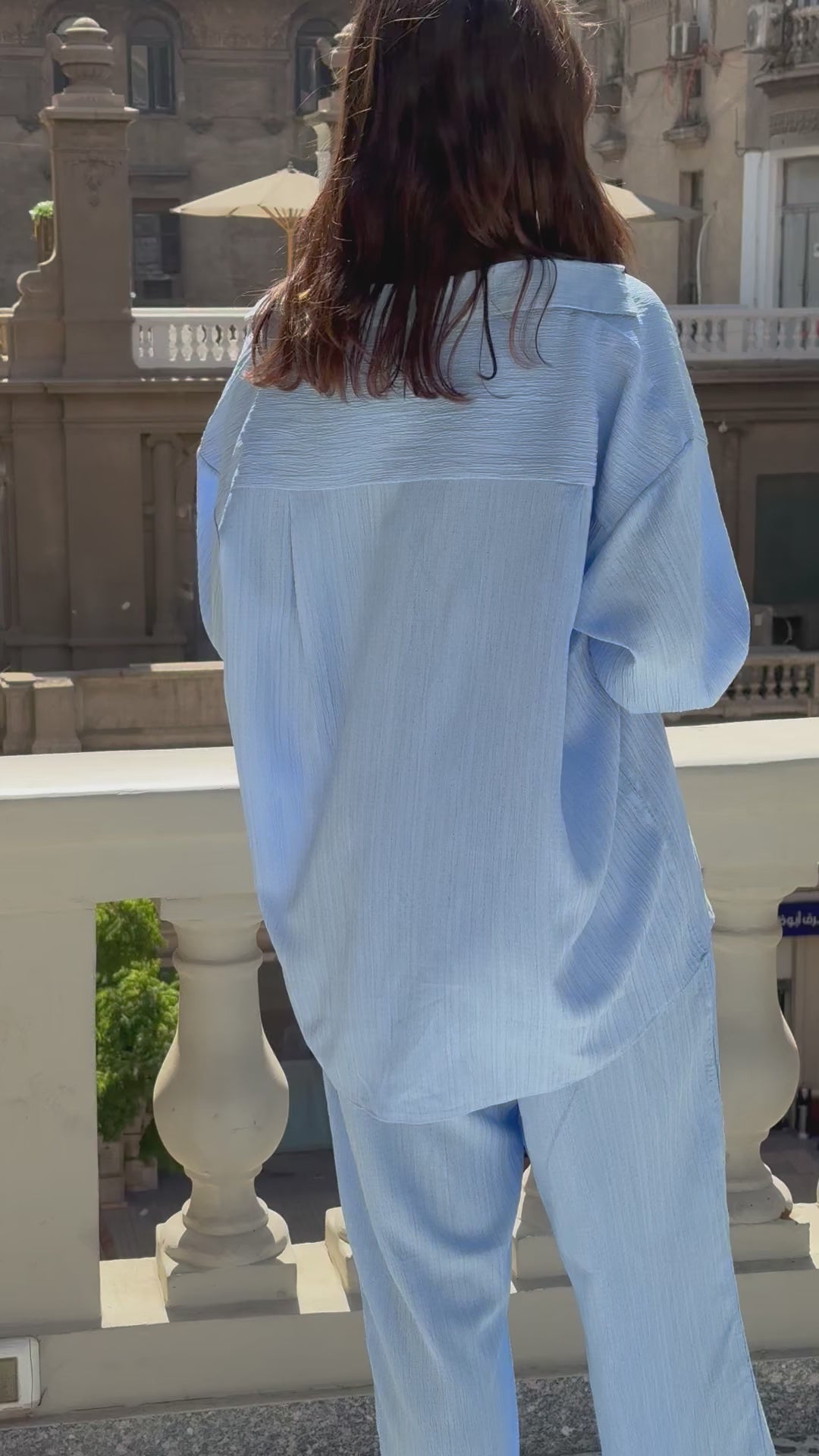Era Blue casual set