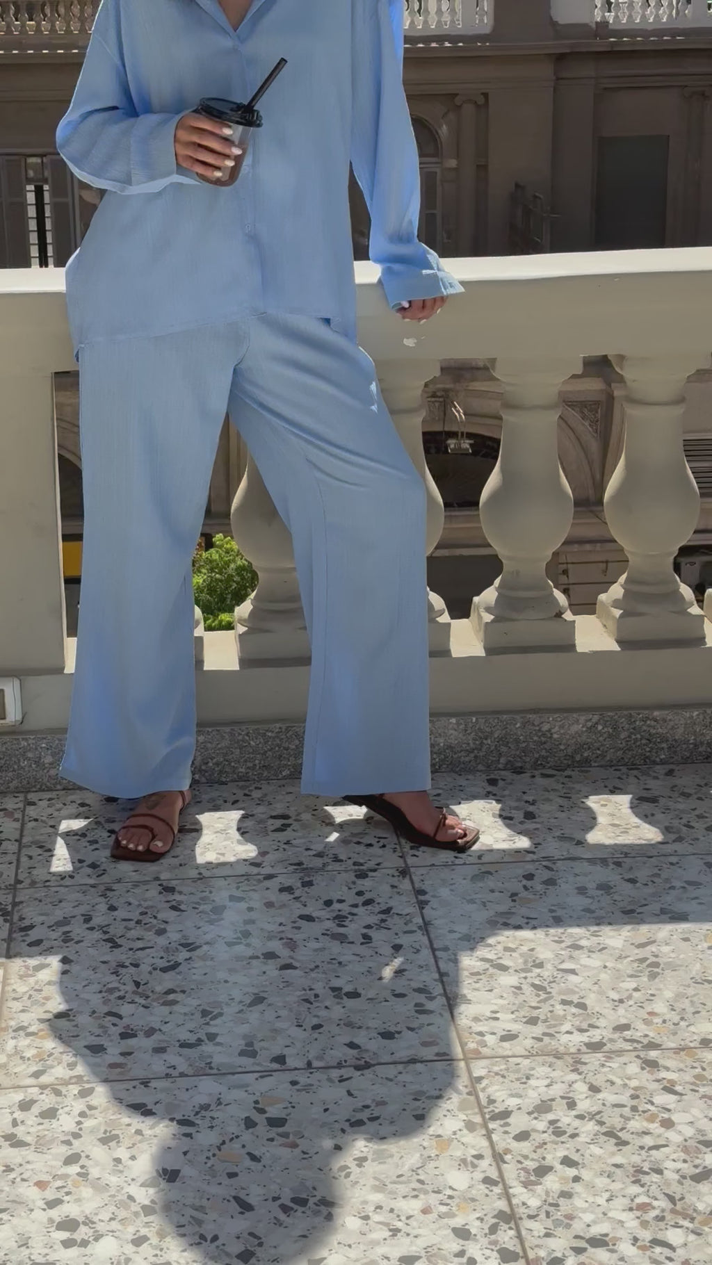Era Blue casual set